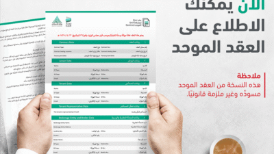 شرح نظام عقد الإيجار الإلكتروني الموحد