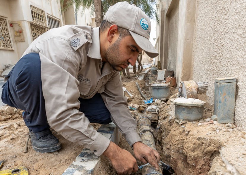 كشف تسربات المياه بخميس مشيط