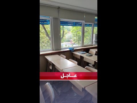 لحظة تبادل إطلاق النار مع منفذي الهجوم على وزارة الداخلية بالعاصمة التركية أنقرة