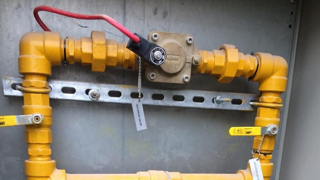 تركيب صمامات شركة تمديد غاز مركزي بالرياض